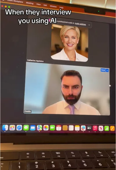 I was expecting a real human. They didn't tell me ahead of time they'd use AI. (Freddie on TikTok)