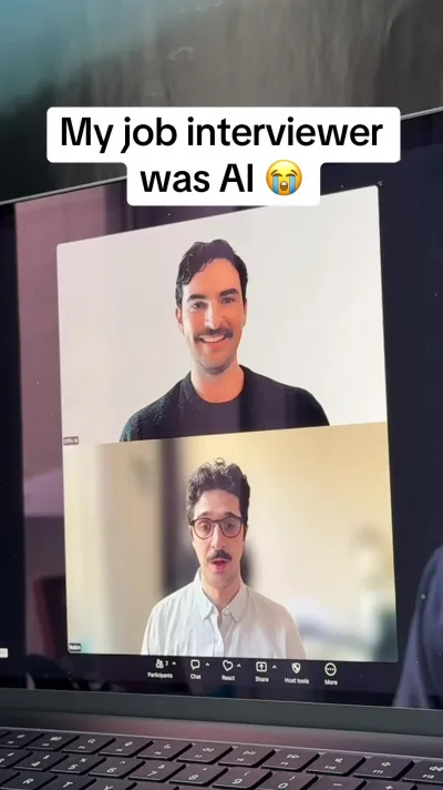 My job interviewer was AI. (Jack Greenberg on TikTok)